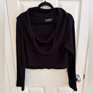 Sympli Black Knit Top size 10